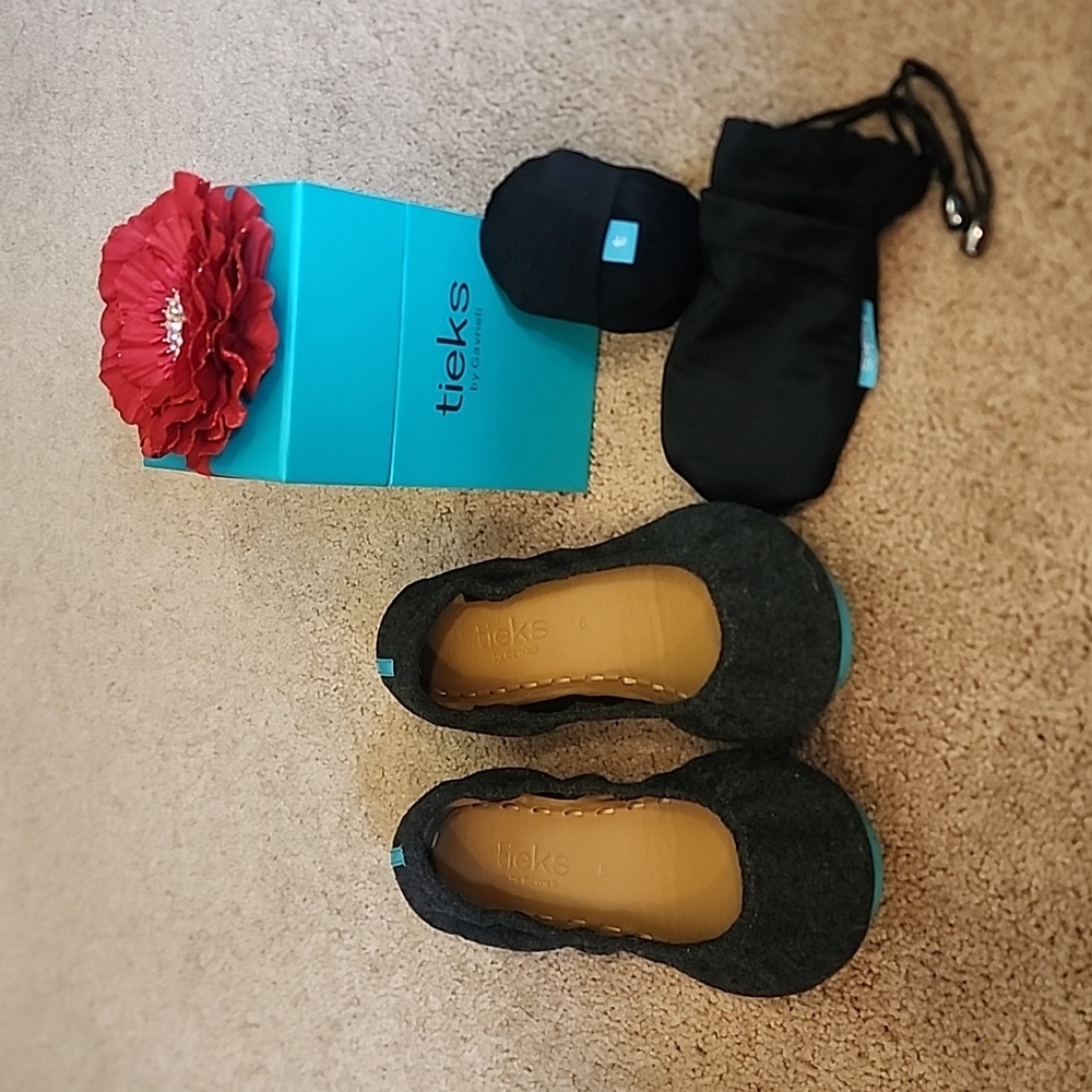 Tieks Greystone Size 6